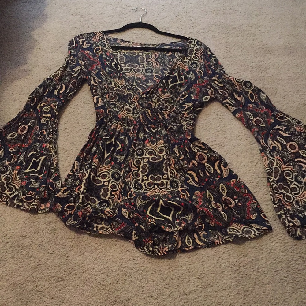 A&F Bell Sleeve Romper
